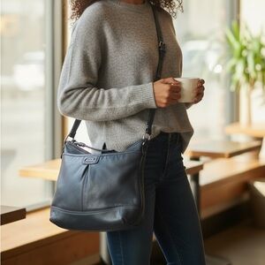 Coach Navy Crossbody Bag